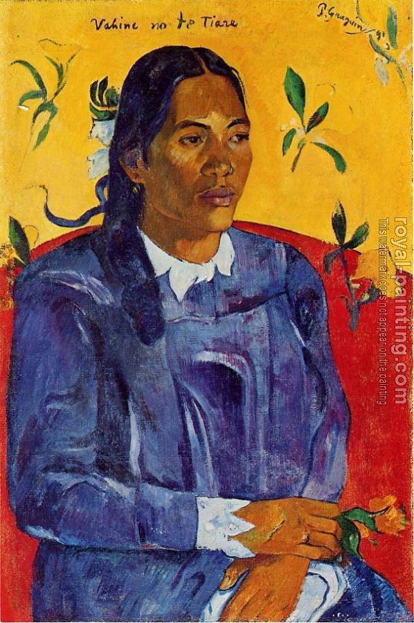 Paul Gauguin : Woman with a Flower II